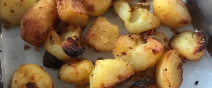 Gebakken aardappels met krokant korstje